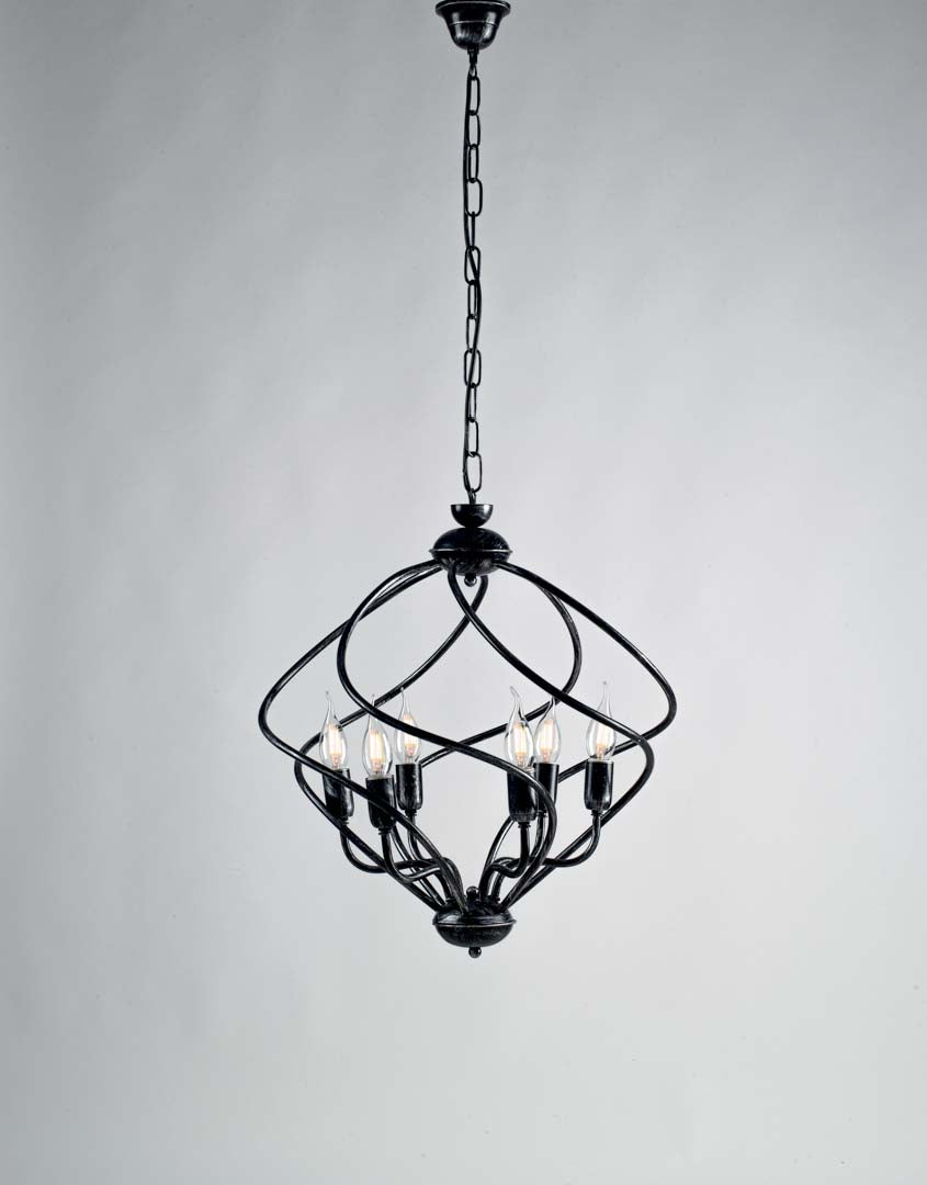LAMPADARIO TAMARA 6L