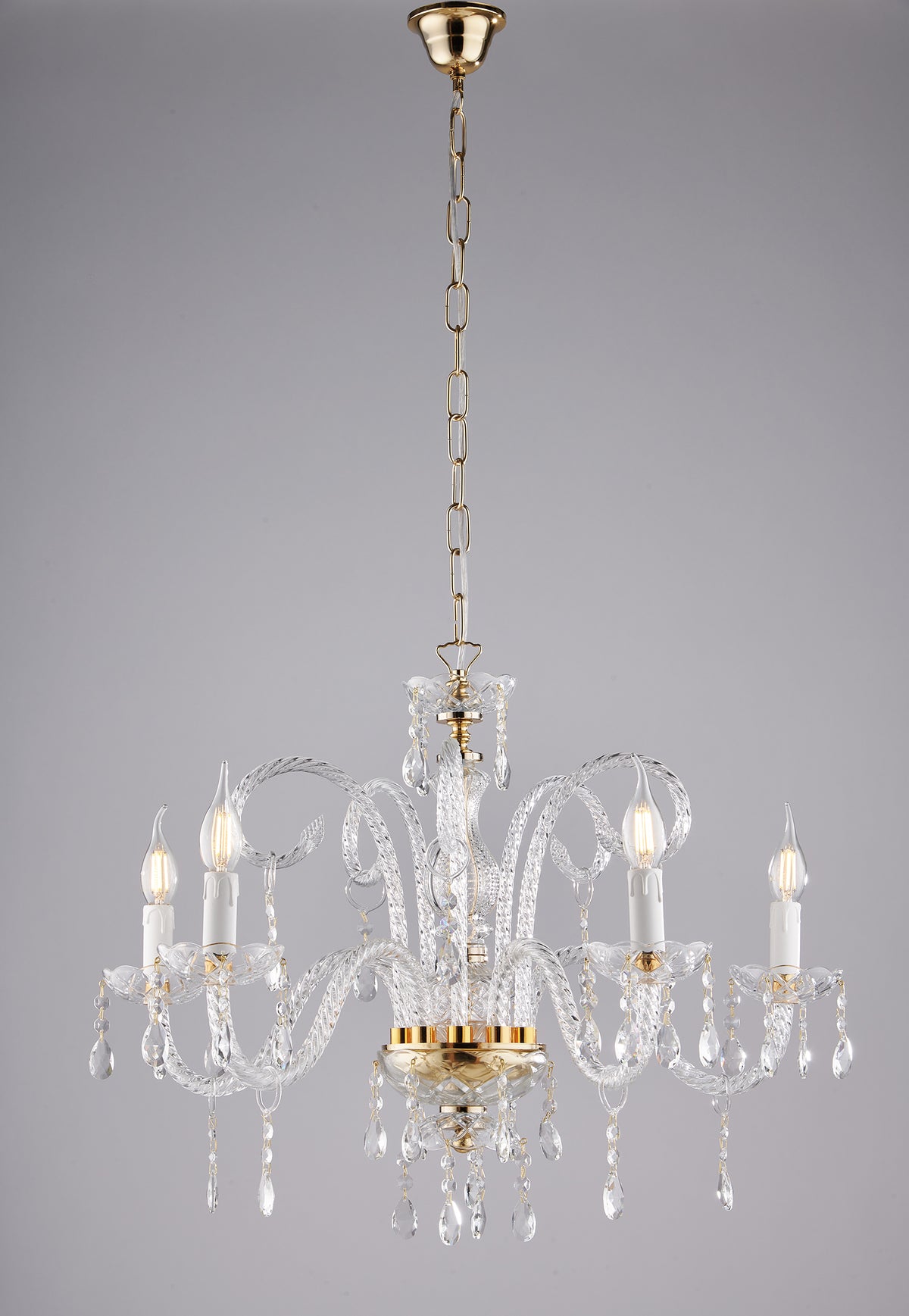 LAMPADARIO BOEMIA 5L