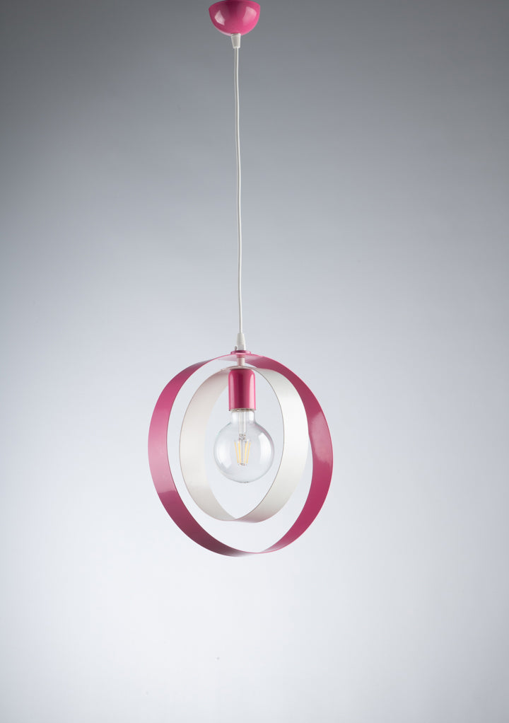 LAMPADARIO ALICE 1L ROSA