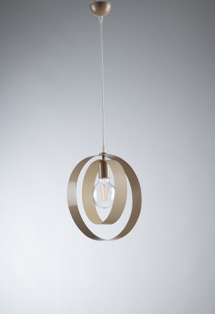LAMPADARIO ALICE 1L BG/BRONZO